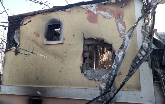 У штабі показали наслідки обстрілу житлових будинків в Авдіївці
