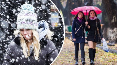 На Украину надвигается настоящая зима с мокрым снегом