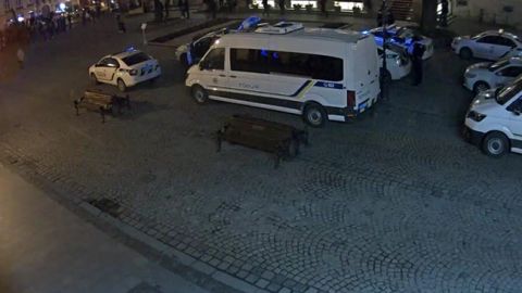 Во Львове во время драки фанатов пострадали полицейские