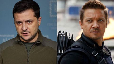 Фанати попросили Джеремі Реннера зіграти Зеленського в майбутньому фільмі про вторгнення в Україну