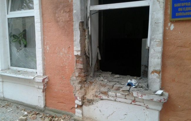 В военкомате Белгород-Днестровского ночью произошел взрыв