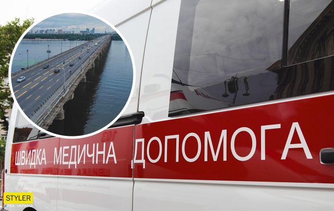 У Києві хлопець стрибнув з мосту Патона: посперечався з незнайомцем