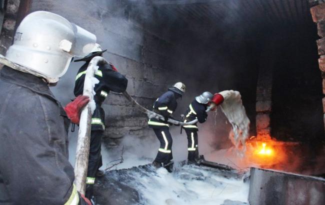 У Кіровоградській області сталася пожежа в адміністративній будівлі