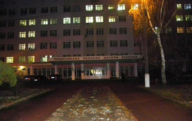 В Чернигове горела детская больница