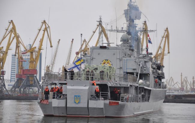 В Одессу после военных учений с Турцией прибыли корабли ВМС