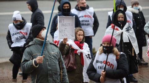 В Украине протестуют города из-за введения жесткого карантина