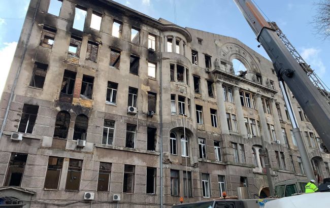 В сгоревшем колледже в Одессе отсутствовали огнетушители