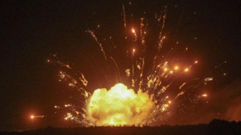 На території військових складів у Калинівці прогриміли вибухи