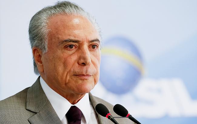 Полиция обвинила президента Бразилии во взяточничестве