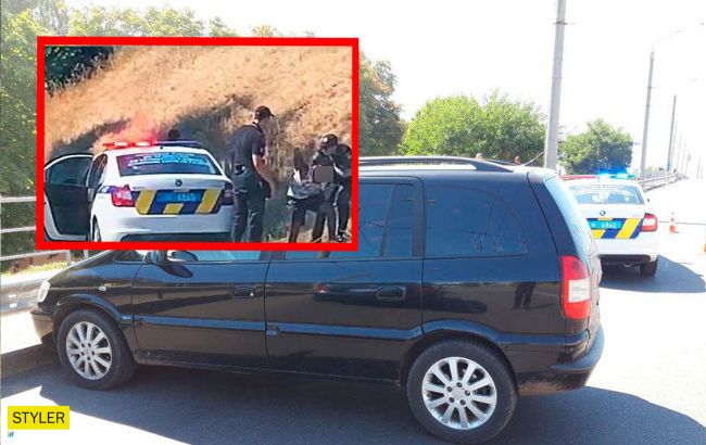 В Полтаве студент-иностранец угнал автомобиль с двумя детьми (фото)