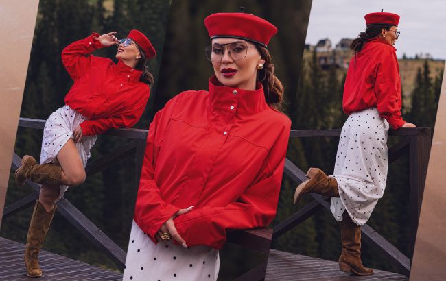 Саліванчук показала стильний "лук" з вітрівкою на прохолодне літо: як його повторити