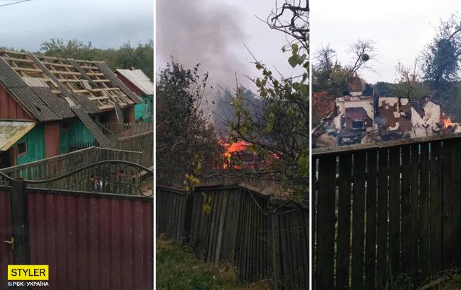 "Стекла вылетают, дом разваливается": в сети показали фото разрушенных сел в Черниговской области