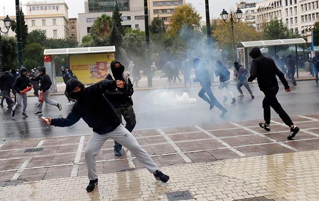 В Греции произошли столкновения между полицейскими и активистами