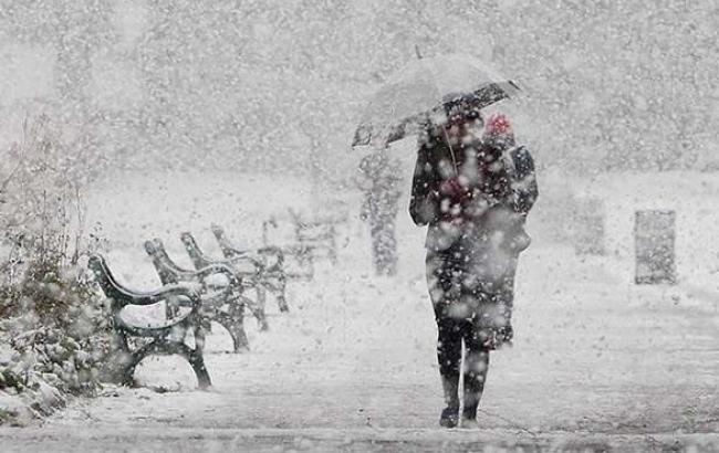 Погода на сегодня: на большей части Украины мокрый снег с дождем, температура от -3 до +11