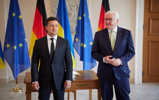 Зеленский встретился с президентом Германии: говорили о НАТО, Донбассе и COVID-19