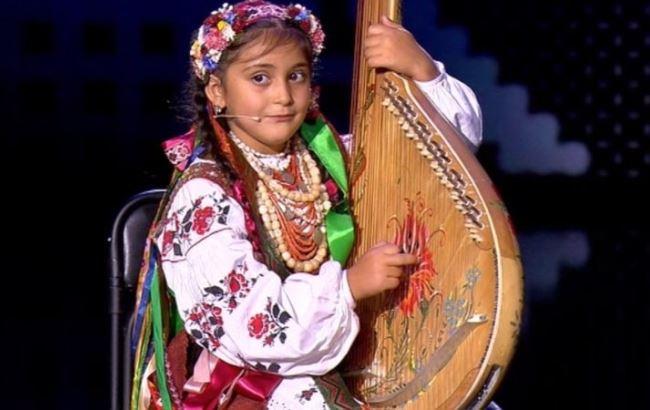 7-летняя бандуристка умилила жюри талант-шоу