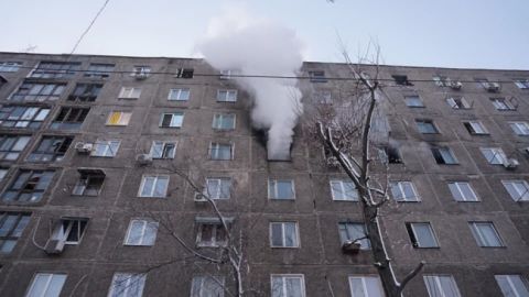 В Днепре горело общежитие, есть пострадавшие