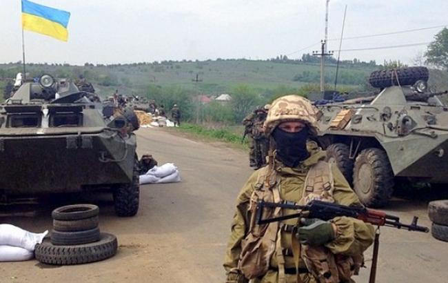 В зоне АТО за сутки ранены 3 украинских военных, - СНБО