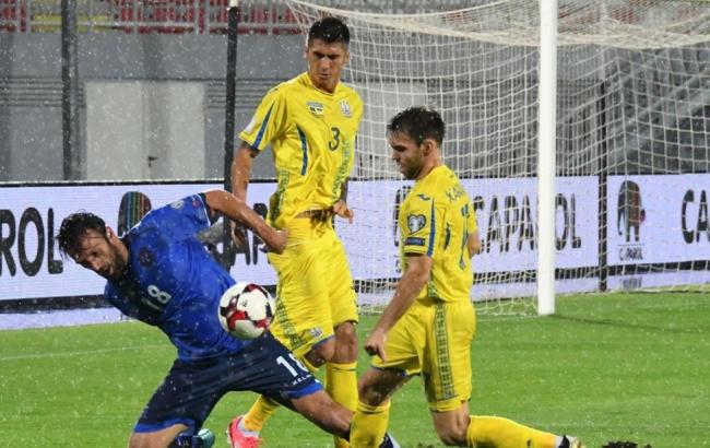 Сборная Украины обыграла Косово в предпоследнем матче отбора на ЧМ-2018
