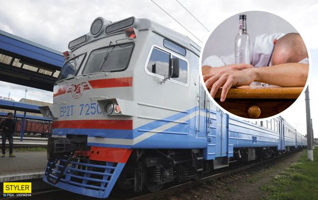 З поїзда Харків-Ужгород зняли трьох п'яних пасажирів: влаштували дебош у вагоні