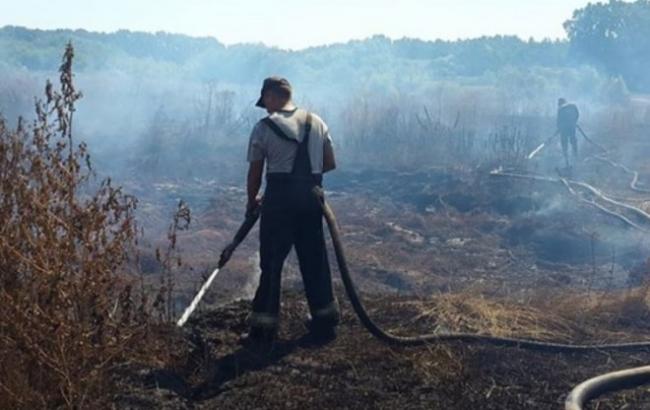 У Київській обл. горить понад 20 га торфяників, - ДСНС