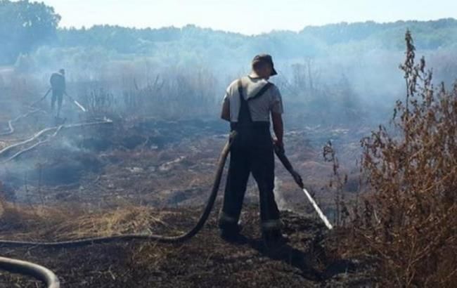 В Киевской обл. продолжают гореть торфяники, - ГСЧС