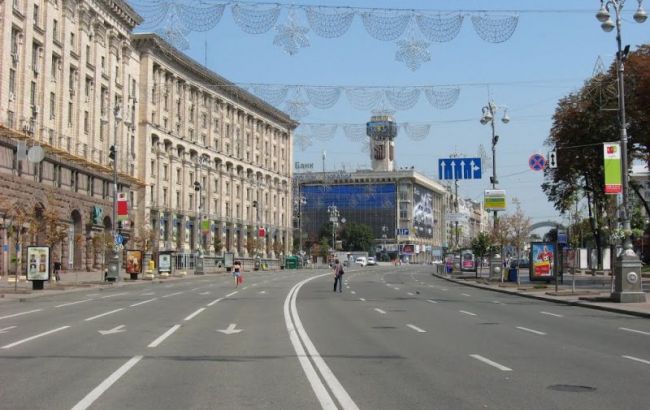 У Києві на вихідних перекриють рух транспорту на Хрещатику