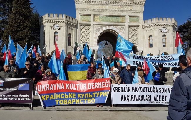 У Стамбулі пройшла акція проти окупації Криму