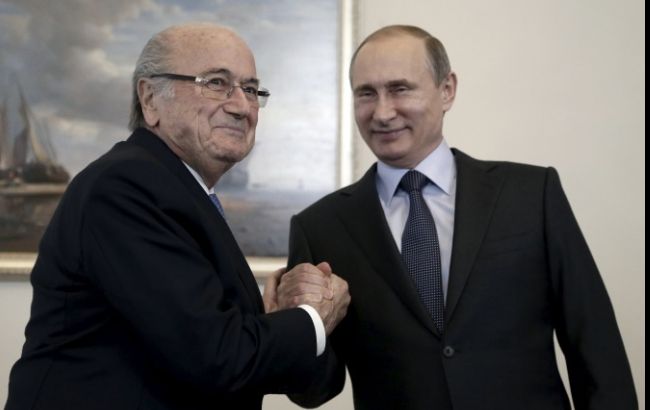 Путин считает Блаттера достойным Нобелевской премии