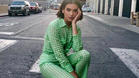 Британська співачка Дуа Ліпа "засвітилася" на НСК "Олімпійський" (фото)