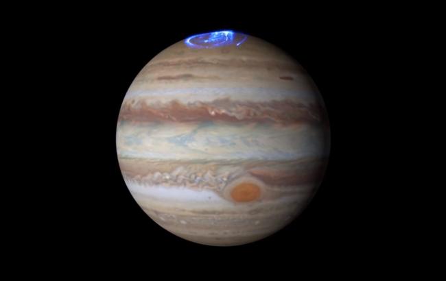 NASA показало полярне сяйво на Юпітері