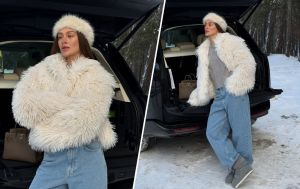 Переможниця "Холостяка" Надін у трендовій екошубі: як повторити стильний образ