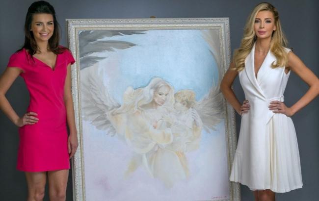 Мисс Украина Вселенная повезет в Лас-Вегас картину украинской художницы