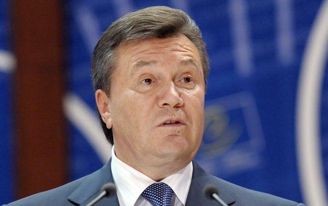 Янукович спростував наявність банківських рахунків у Швейцарії