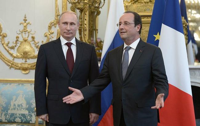 Reuters: Олланд выдвинул Путину три условия по Сирии