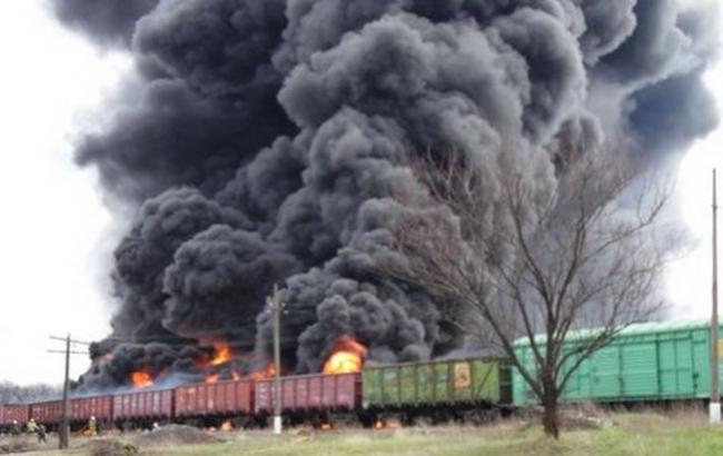 У Краснодоні вибухнули цистерни з дизпаливом