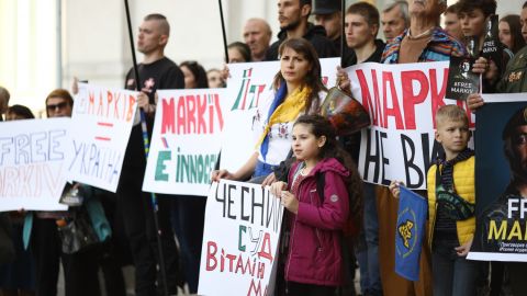 В Києві проходить акція в підтримку Марківа