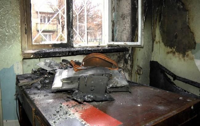 "Правый сектор" с сентября не арендует офис, который сгорел в Сумах