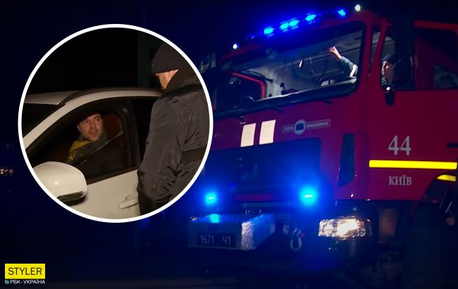 Арестович заблокировал пожарную машину: неудачно припарковался