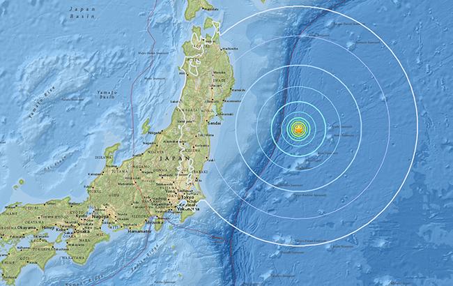 В Японії стався землетрус магнітудою 6,1