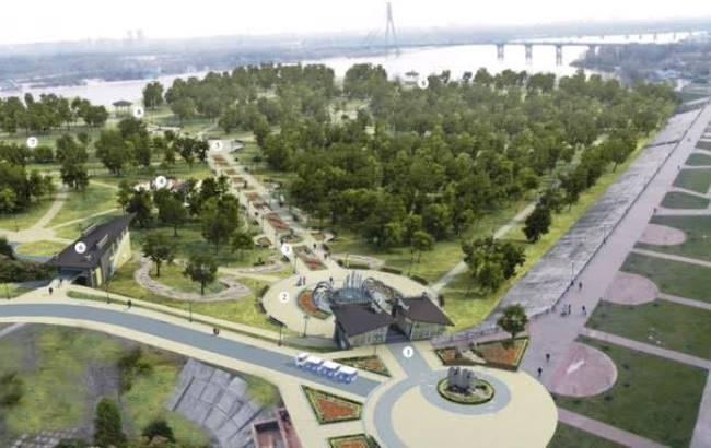 Чиновник показал, как будет выглядеть парк "Оболонь" в Киеве