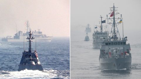 Украинские ВМС тренировались с НАТО в Черном море отражать воздушные атаки врага (фото)