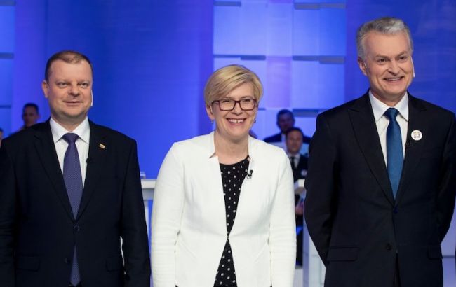 У Литві названа трійка лідерів на виборах президента