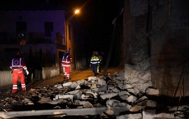 Землетрясение в Италии: фото и видео
