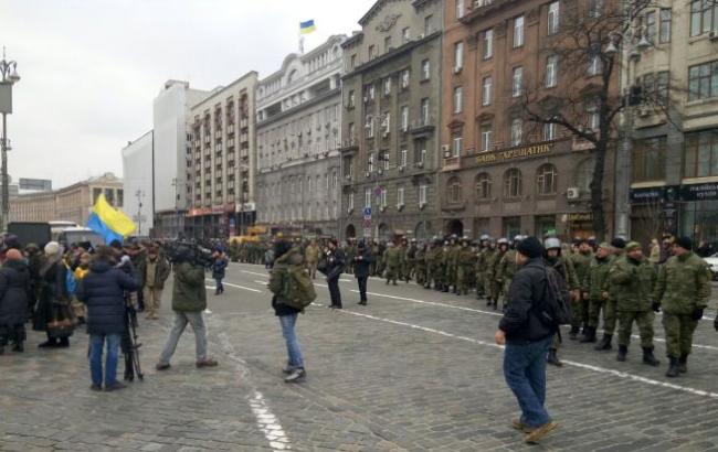 Полиция дала отчет о беспорядках в Киеве