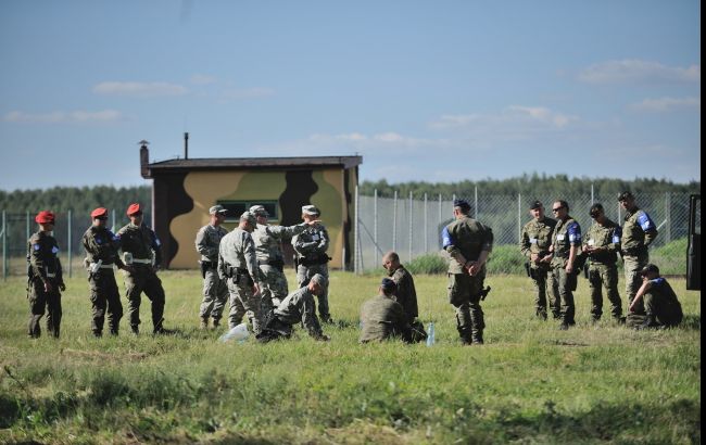 Украинские солдаты участвуют в учениях НАТО на юге Польши