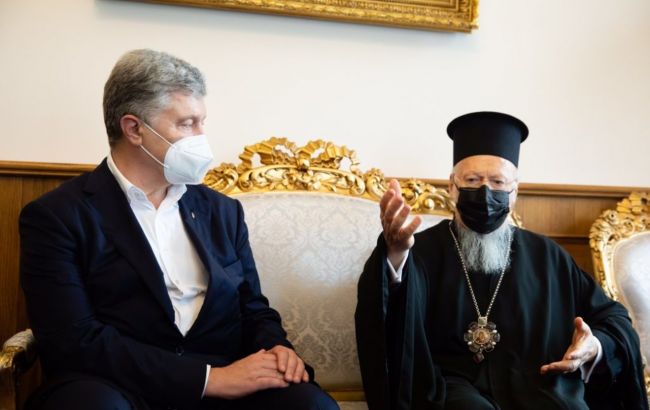 Порошенко встретился с патриархом Варфоломеем