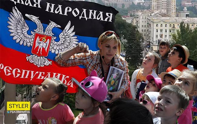 Дети главарей террористов "ДНР" поехали в Москву на украинском автобусе (видео)