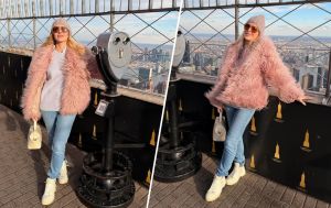 Рожева екошуба та масивні черевики: модний "лук" Даші Трегубової
