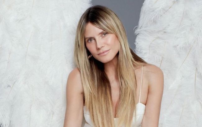 Хайди Клум появилась в глянце в нежном платье от украинского бренда (фото)